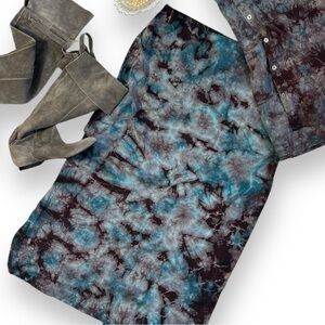 NWOT By JJ Tencel Cloud Dyed Maxi Skirt Sz L